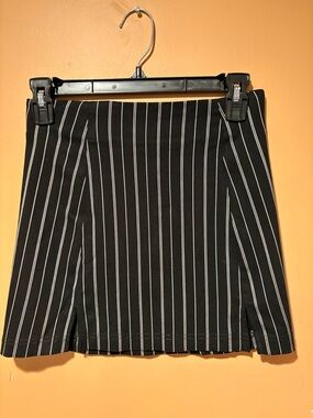 Urban Outfitters Black Pinstripe Mini Skirt